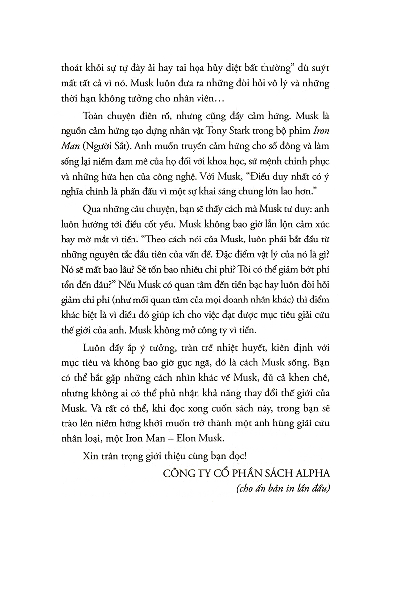 elon musk - tesla, spacex và sứ mệnh tìm kiếm một tương lai ngoài sức tưởng tượng - bìa cứng (tái bản 2023) - Ảnh 6