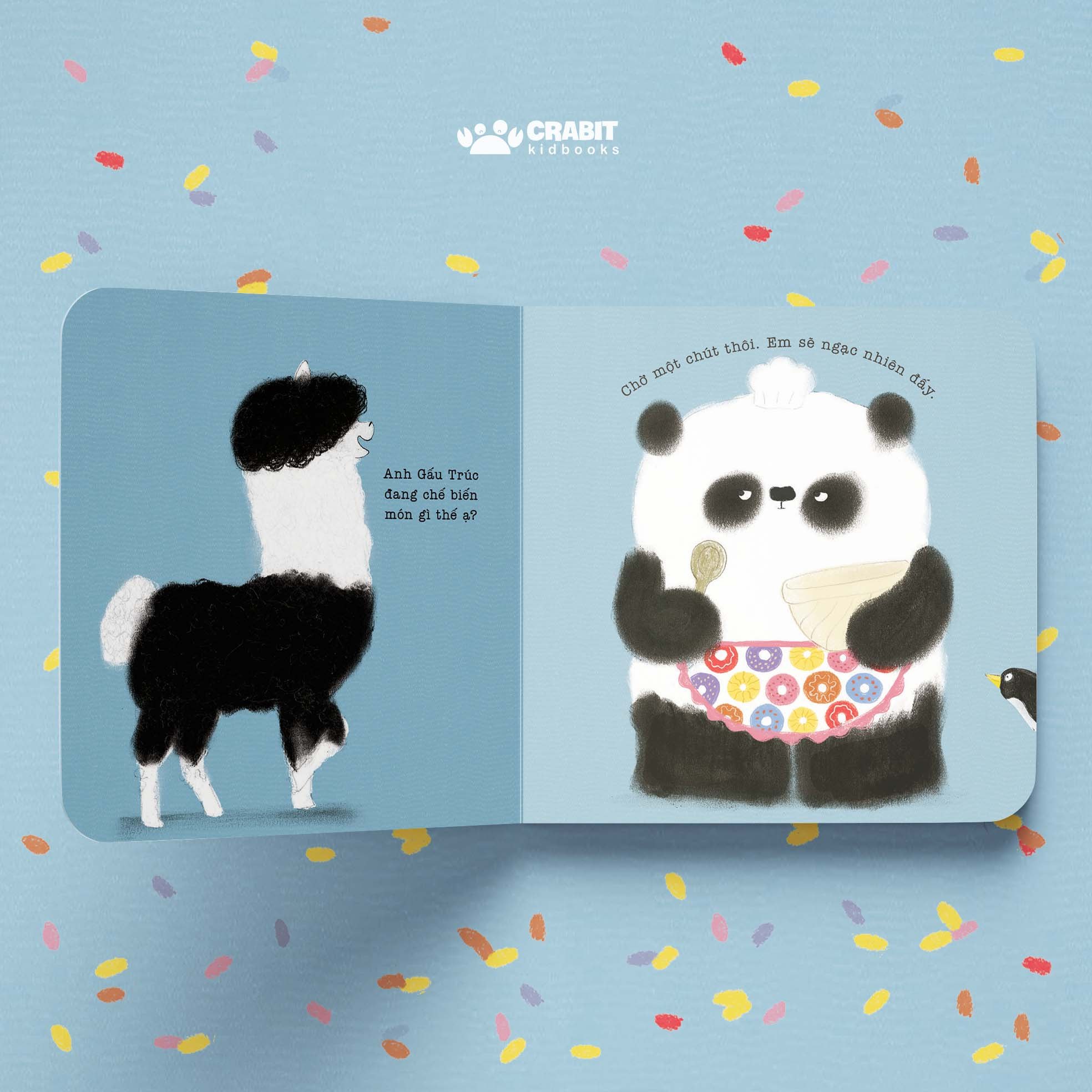 em chờ được mà, anh gấu trúc ơi! - bìa cứng - Ảnh 3