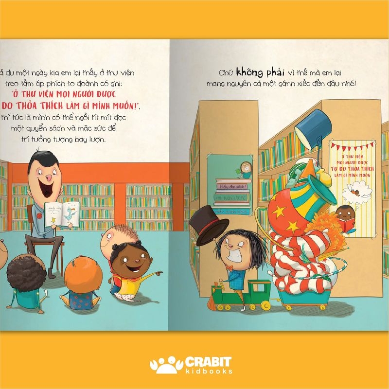 em định mang gánh xiếc vào thư viện à? quên đi! - Ảnh 3