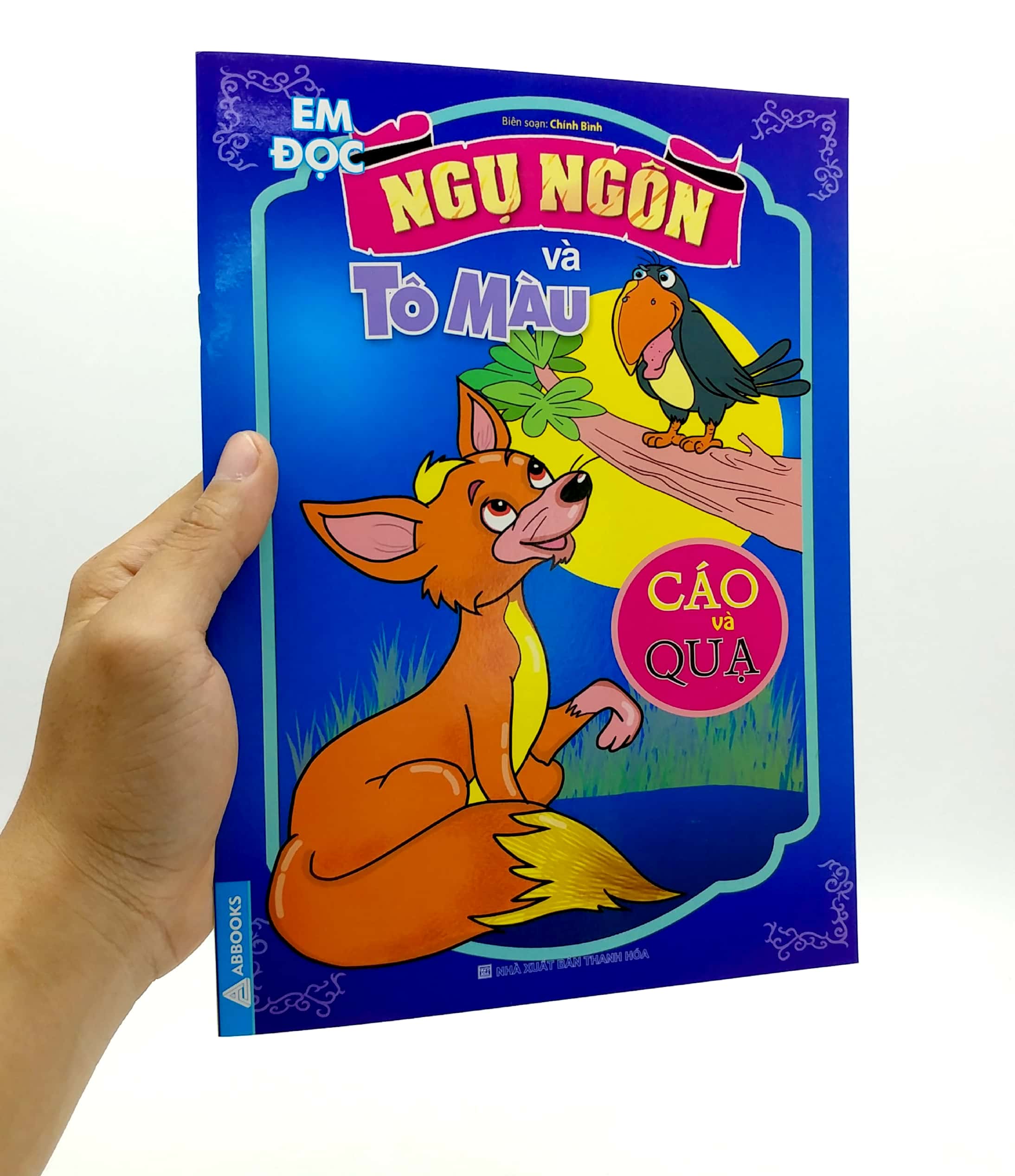 em đọc ngụ ngôn và tô màu: cáo và quạ - Ảnh 7