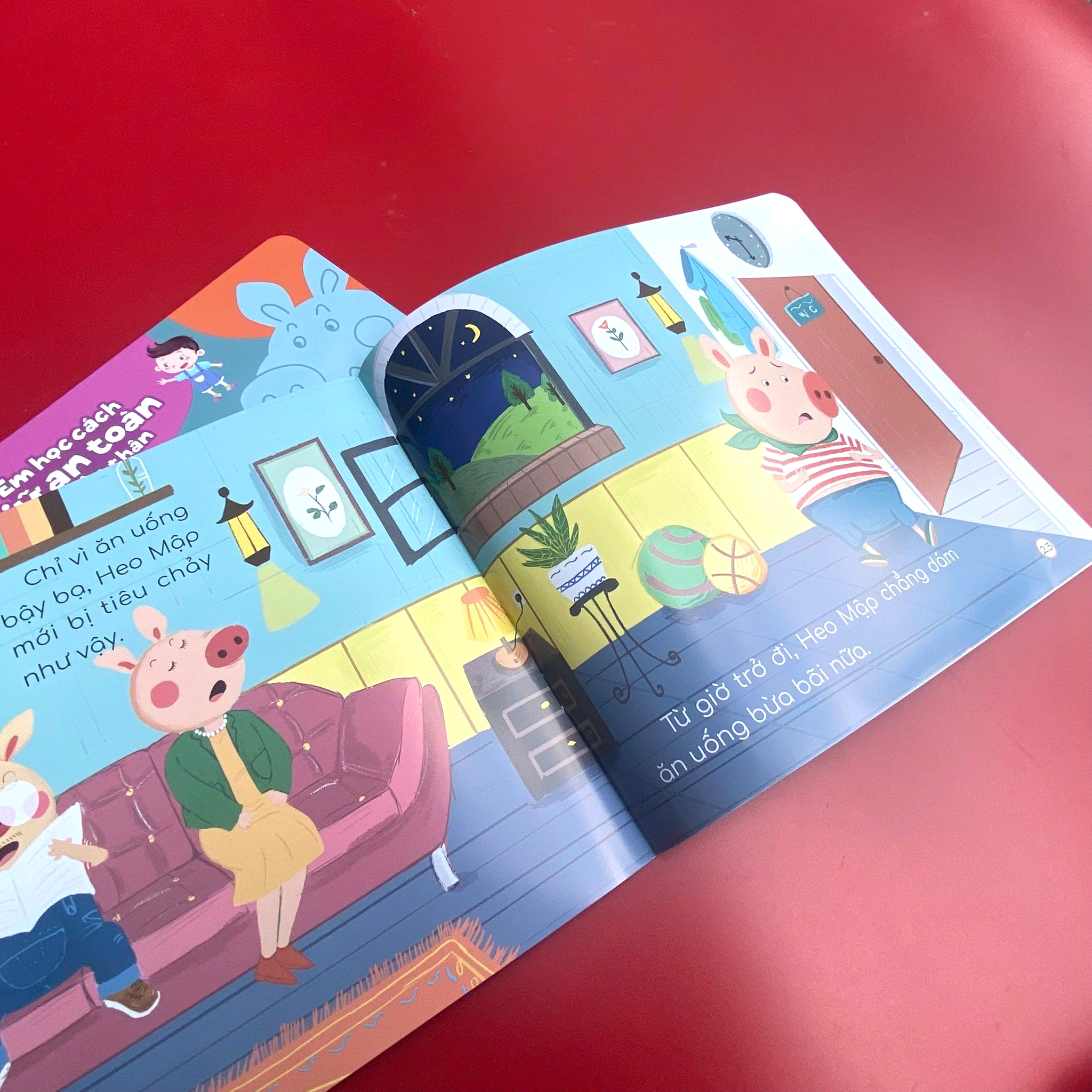 em học cách giữ an toàn cho bản thân - heo mập bị "tào tháo" đuổi - Ảnh 5