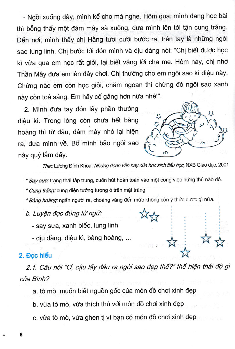 em học tiếng việt 3 - tập 1 (biên soạn theo chương trình giáo dục phổ thông mới - định hướng phát triển năng lực - dùng chung cho các bộ sgk hiện hành) - Ảnh 8