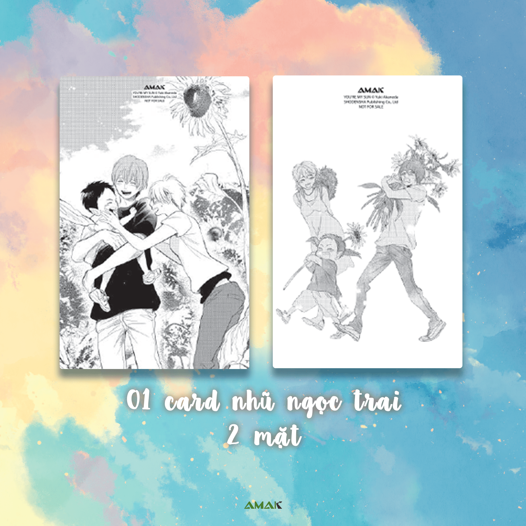 em là ánh dương - tặng kèm pvc card + card nhũ ánh trai hai mặt + khung trưng bày - Ảnh 4