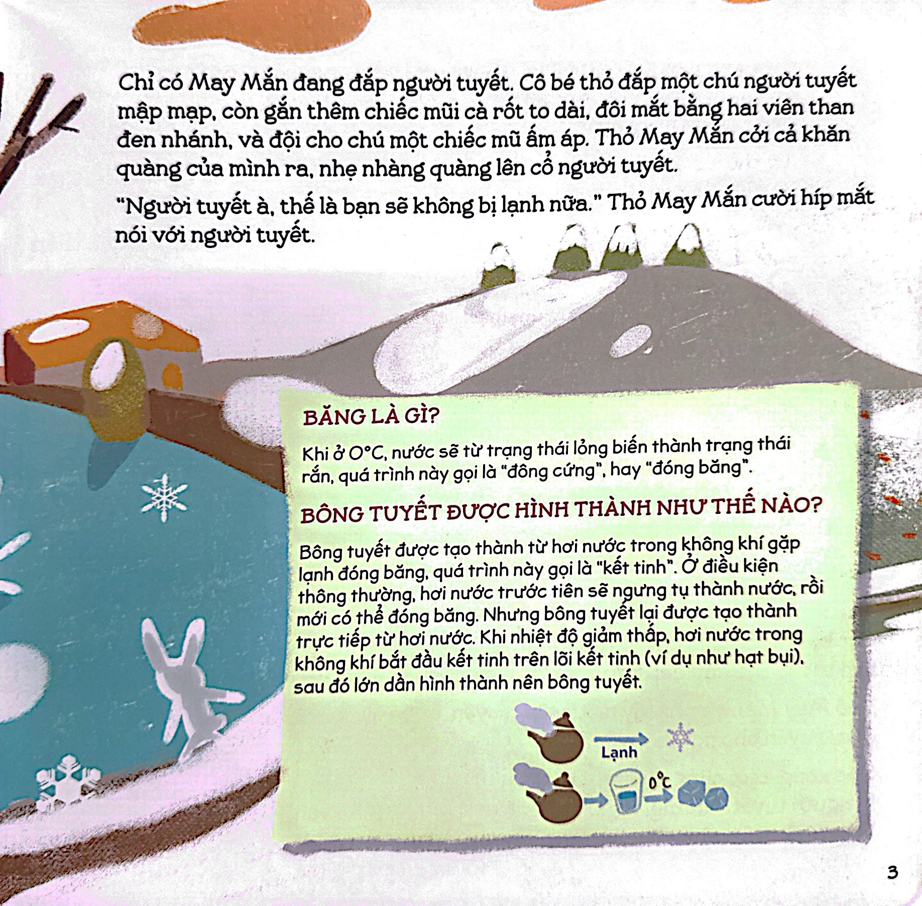 em làm quen với khoa học - người tuyết biến mất rồi - Ảnh 4