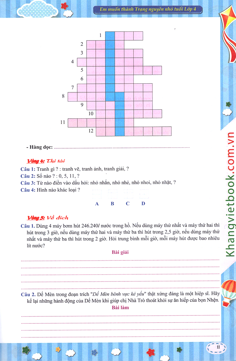 em muốn làm trạng nguyên nhỏ tuổi lớp 4 - Ảnh 10