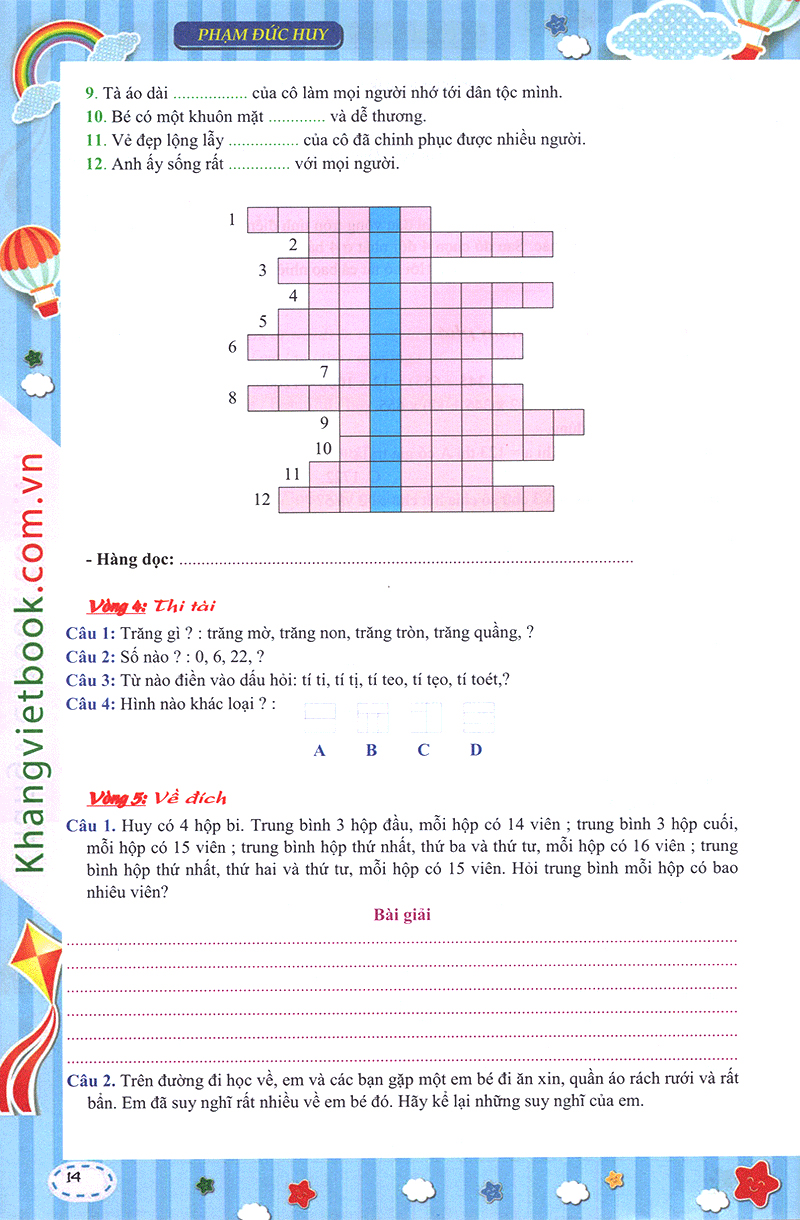 em muốn làm trạng nguyên nhỏ tuổi lớp 4 - Ảnh 13