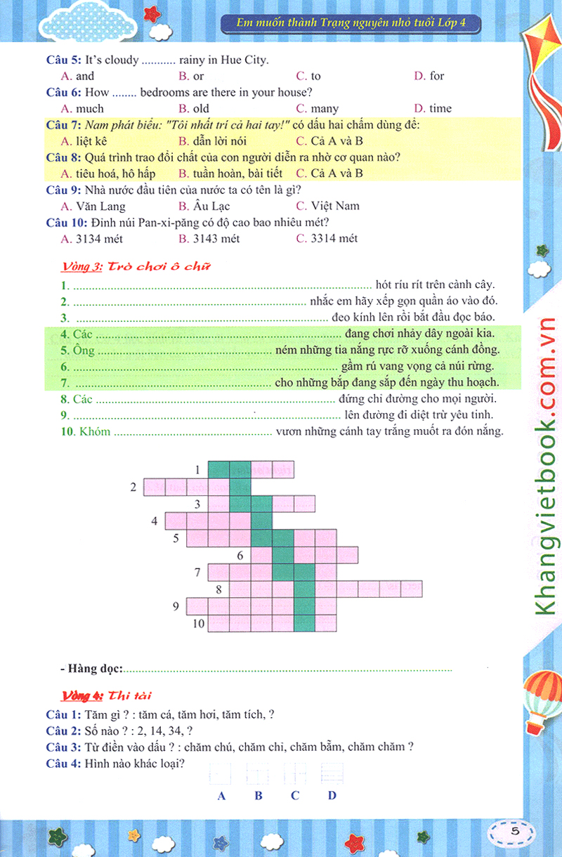 em muốn làm trạng nguyên nhỏ tuổi lớp 4 - Ảnh 4