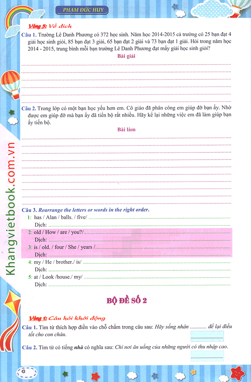 em muốn làm trạng nguyên nhỏ tuổi lớp 4 - Ảnh 5