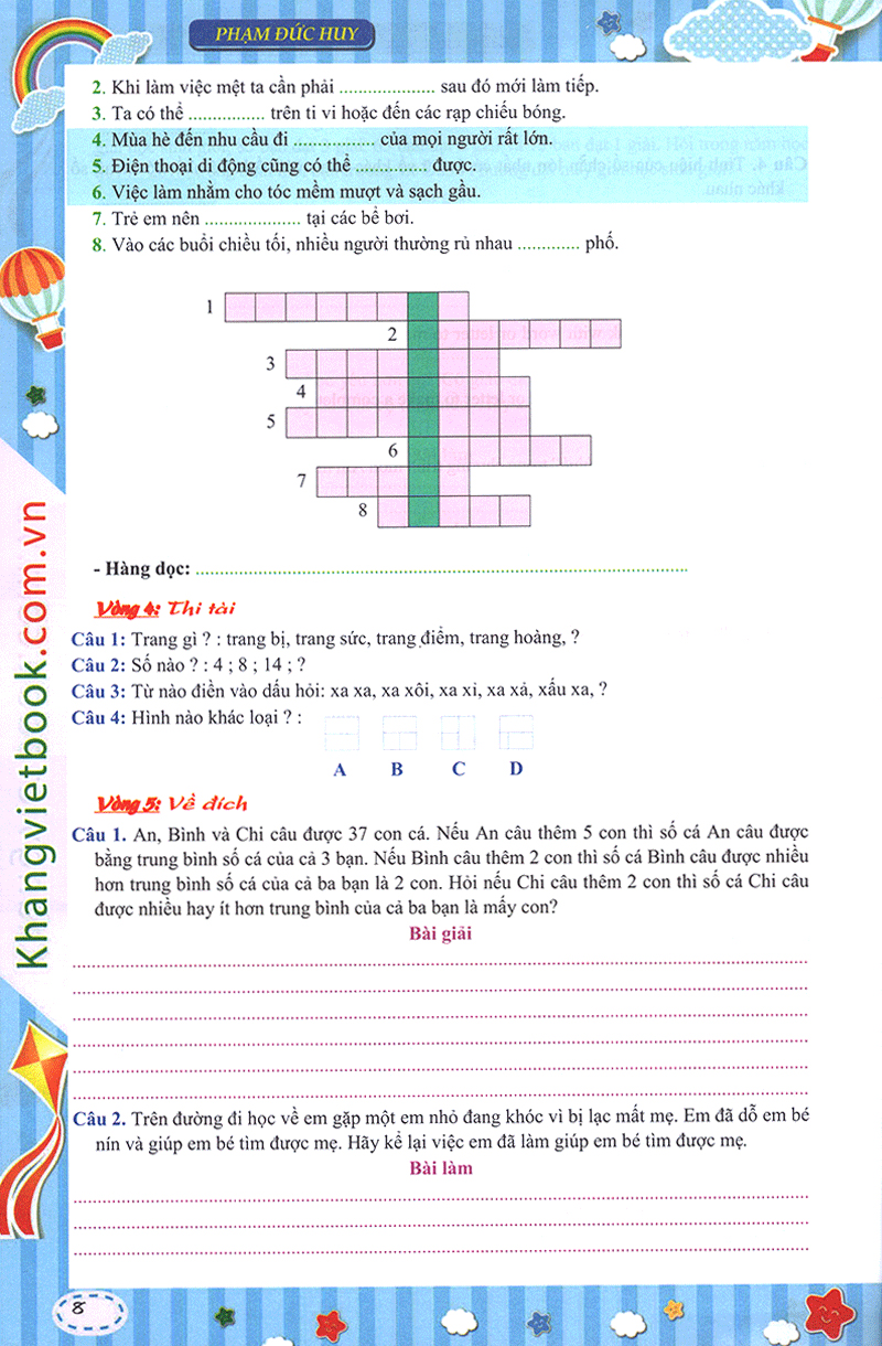 em muốn làm trạng nguyên nhỏ tuổi lớp 4 - Ảnh 7