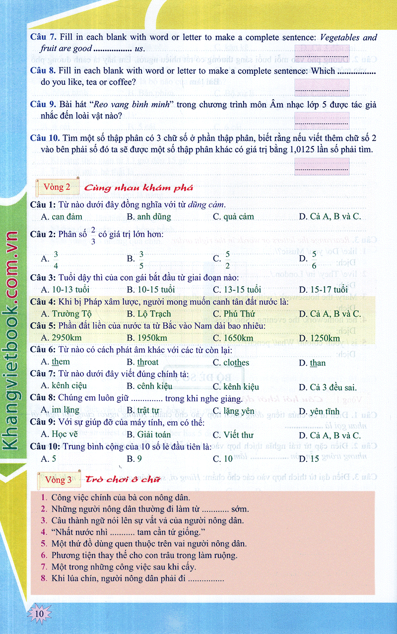 em muốn làm trạng nguyên nhỏ tuổi lớp 5 - Ảnh 10