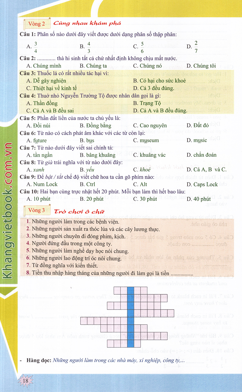 em muốn làm trạng nguyên nhỏ tuổi lớp 5 - Ảnh 18