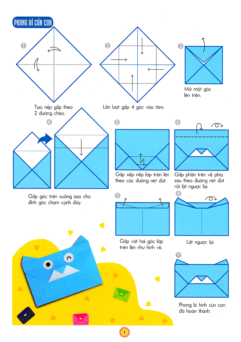 em tập gấp hình 3-4 tuổi - nâng cao (tái bản 2018) - Ảnh 3