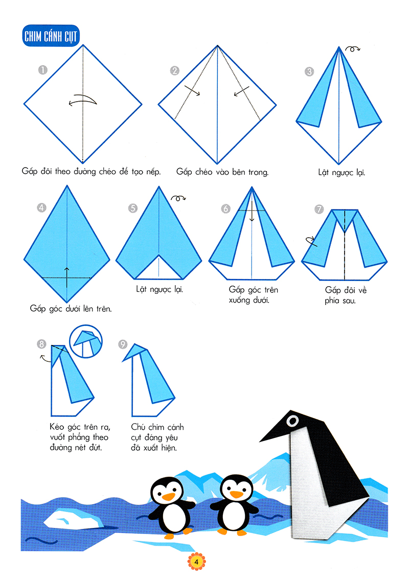 em tập gấp hình 3-4 tuổi - nâng cao (tái bản 2018) - Ảnh 6