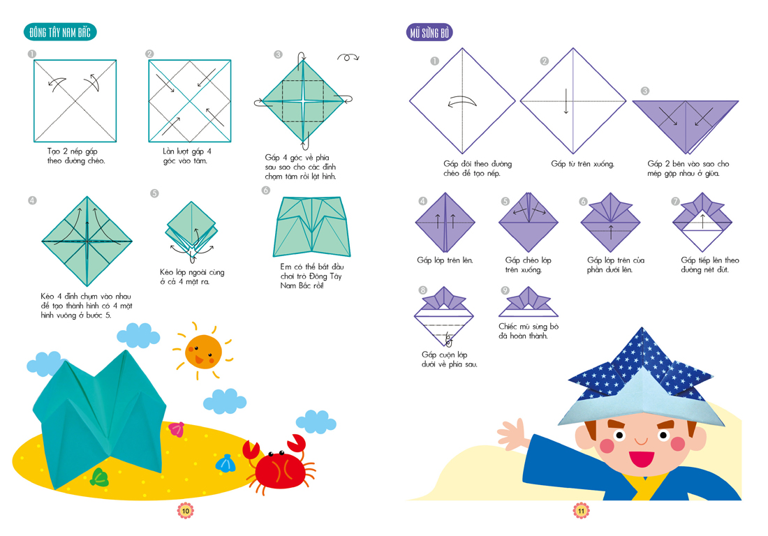 em tập gấp hình cơ bản (4-5 tuổi) (tái bản 2018) - Ảnh 3