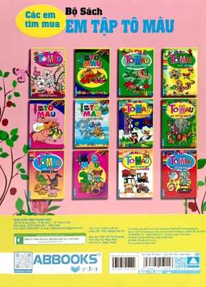 em tập tô màu - chủ đề các loài hoa (tái bản 2024) - Ảnh 6