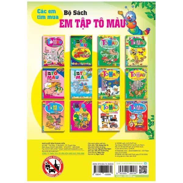 em tập tô màu - chủ đề côn trùng và các loài bò sát - Ảnh 3