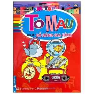 em tập tô màu - chủ đề đồ dùng gia đình - Ảnh 2