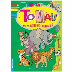 em tập tô màu - chủ đề động vật hoang dã - Ảnh 2