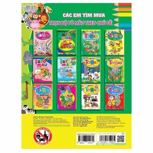 em tập tô màu - chủ đề động vật hoang dã - Ảnh 3