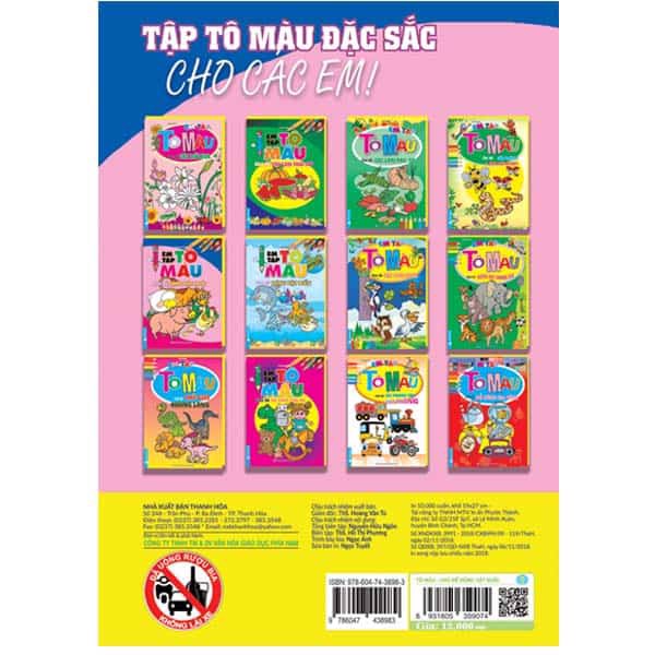 em tập tô màu - chủ đề động vật nuôi - Ảnh 3