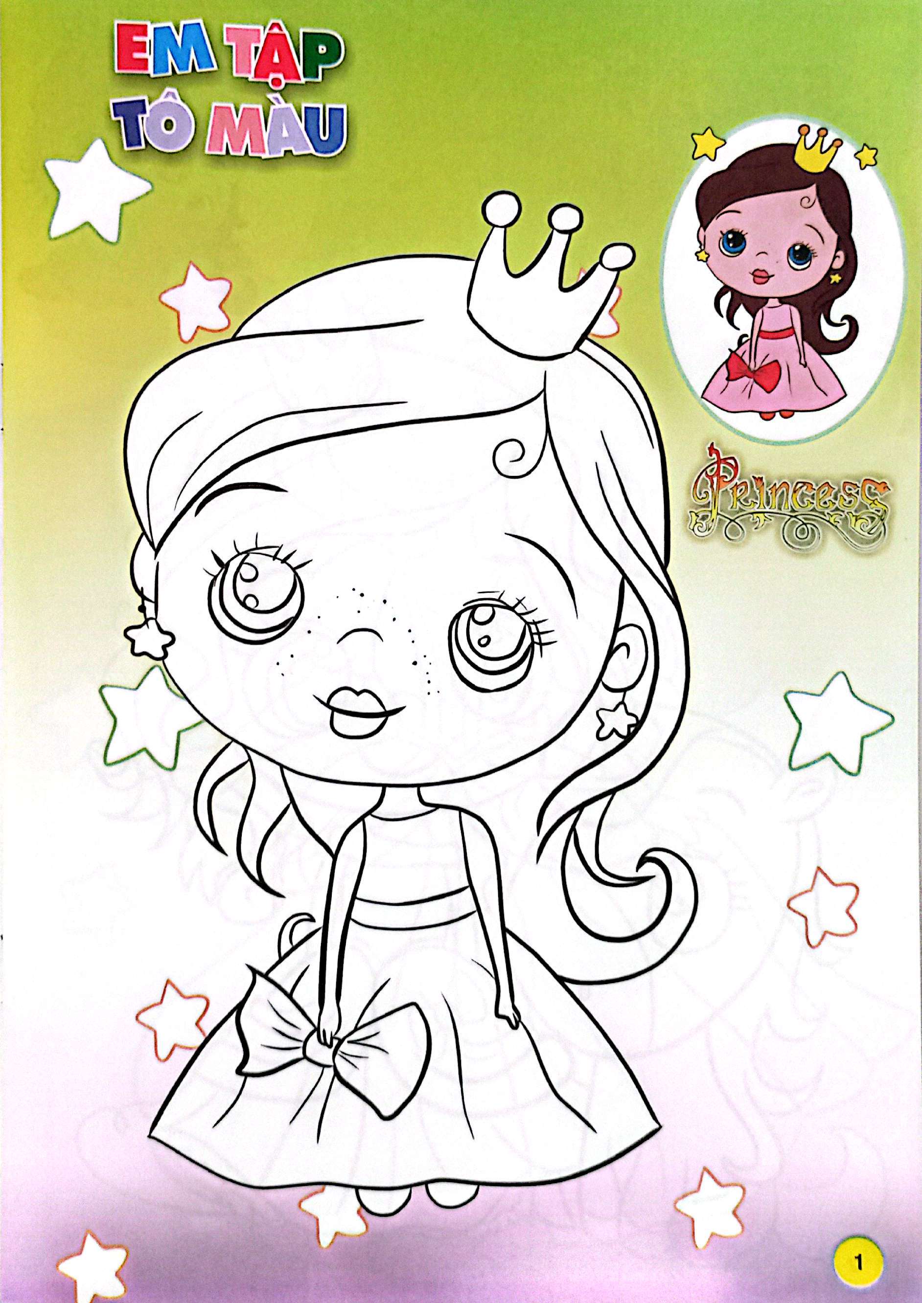 Em Tap To Mau Theo Chu De - Cong Chua Xinh Dep (Tai Ban 2025) - Ảnh 3