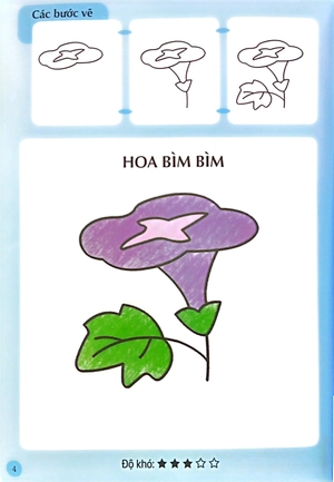 em tập vẽ và tô màu - cây cỏ hoa lá - Ảnh 5