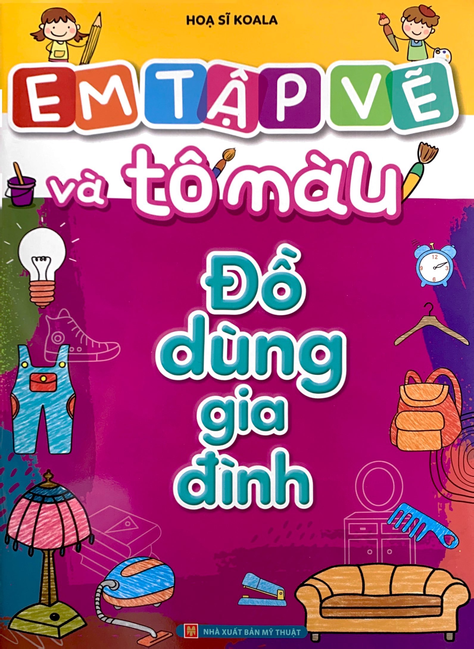 em tập vẽ và tô màu - đồ dùng gia đình - Ảnh 2