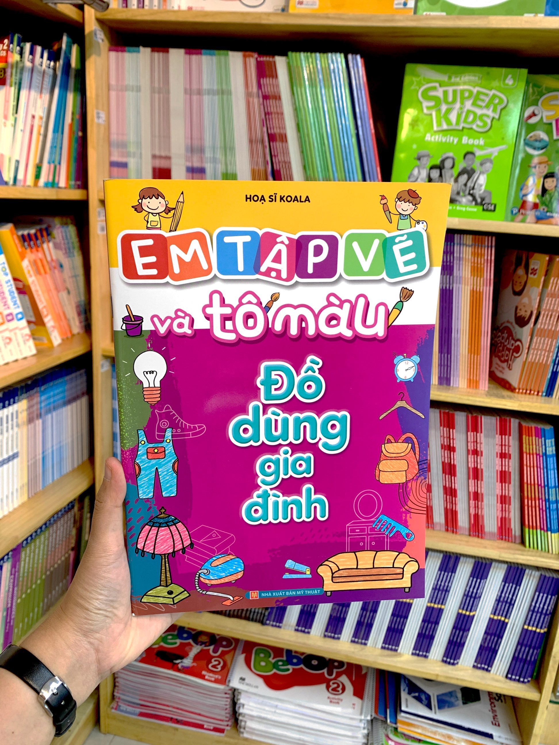 em tập vẽ và tô màu - đồ dùng gia đình - Ảnh 8
