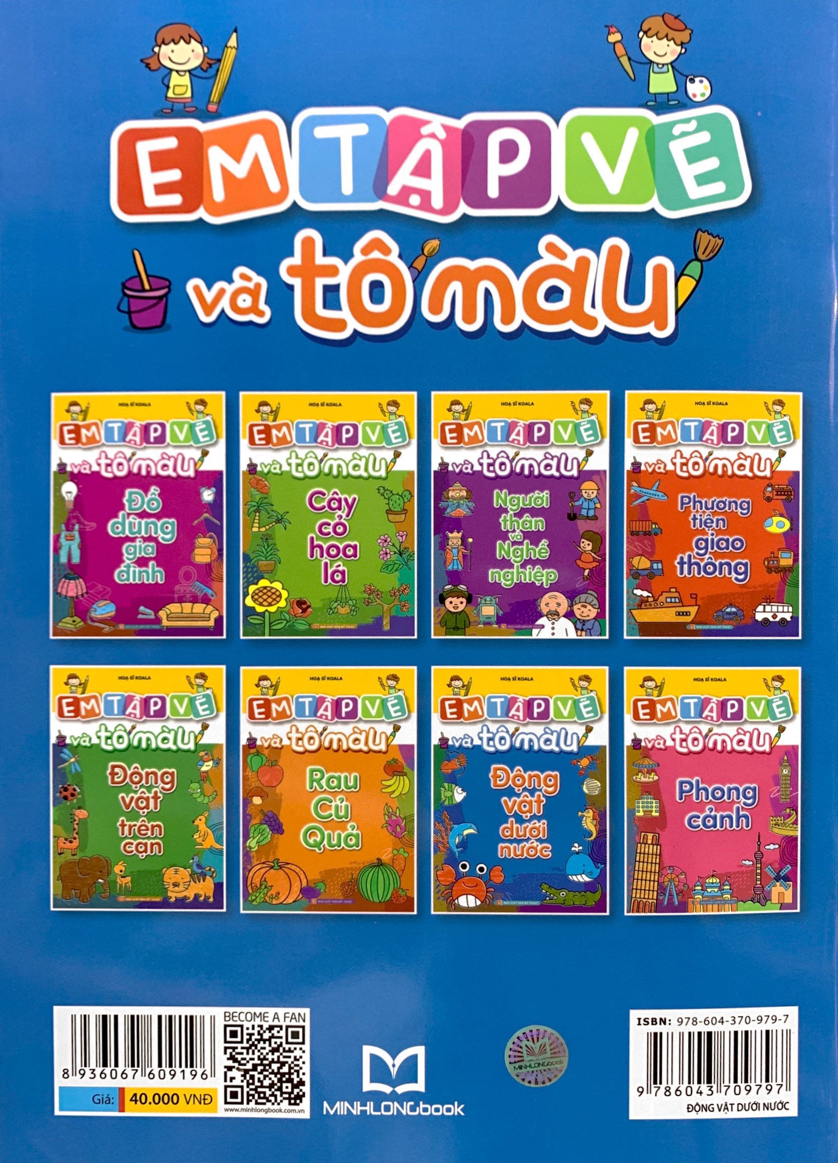 em tập vẽ và tô màu - động vật dưới nước - Ảnh 8