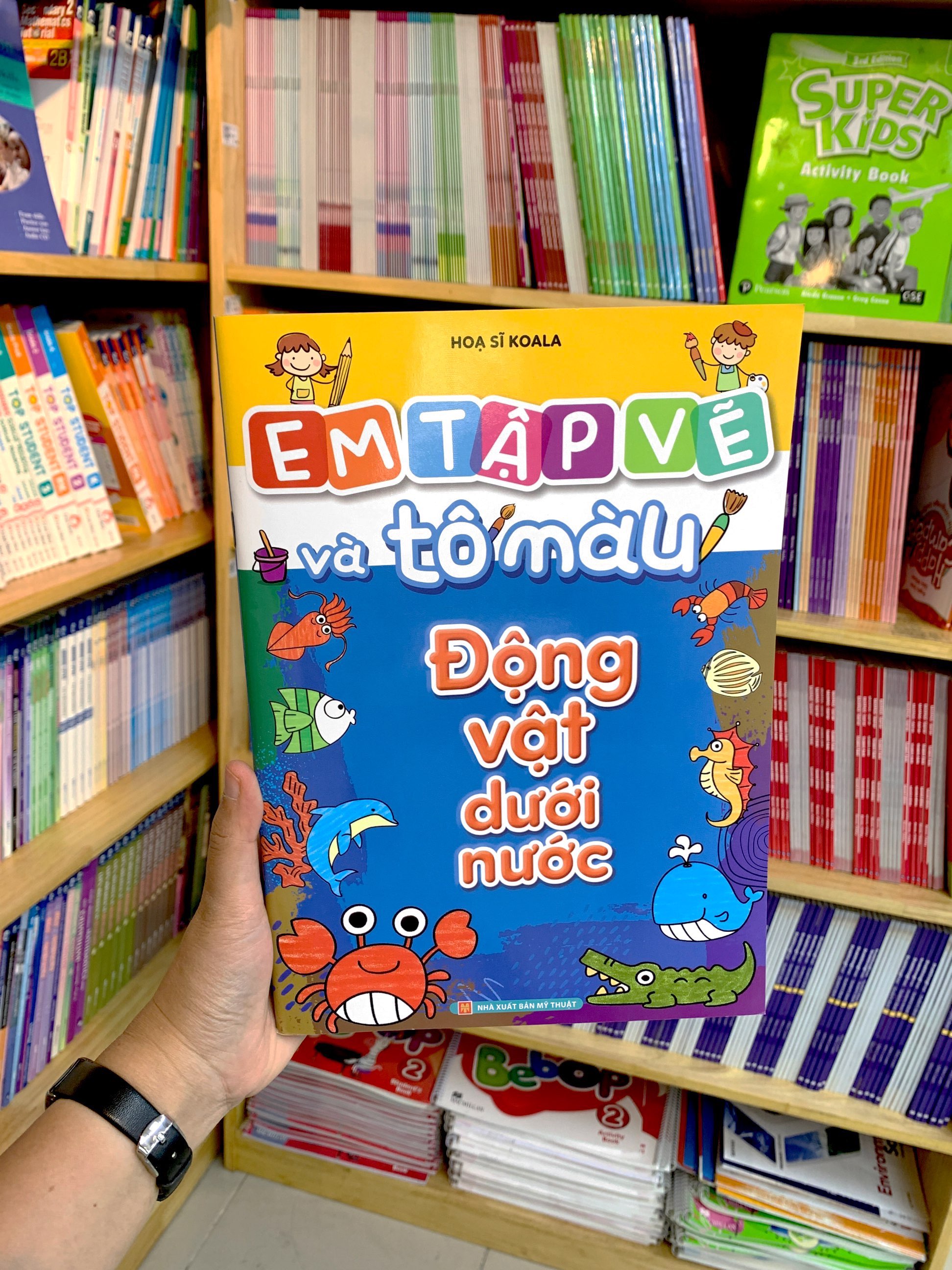 em tập vẽ và tô màu - động vật dưới nước - Ảnh 9