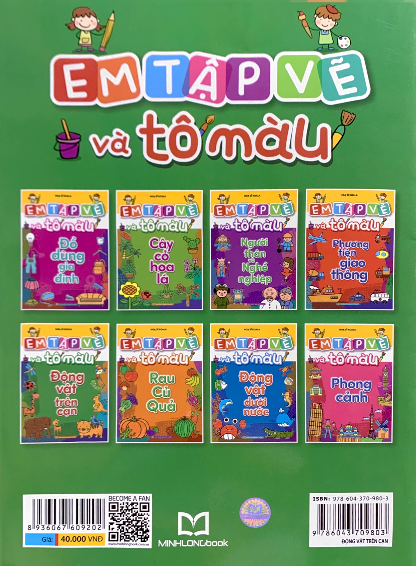 em tập vẽ và tô màu - động vật trên cạn - Ảnh 7