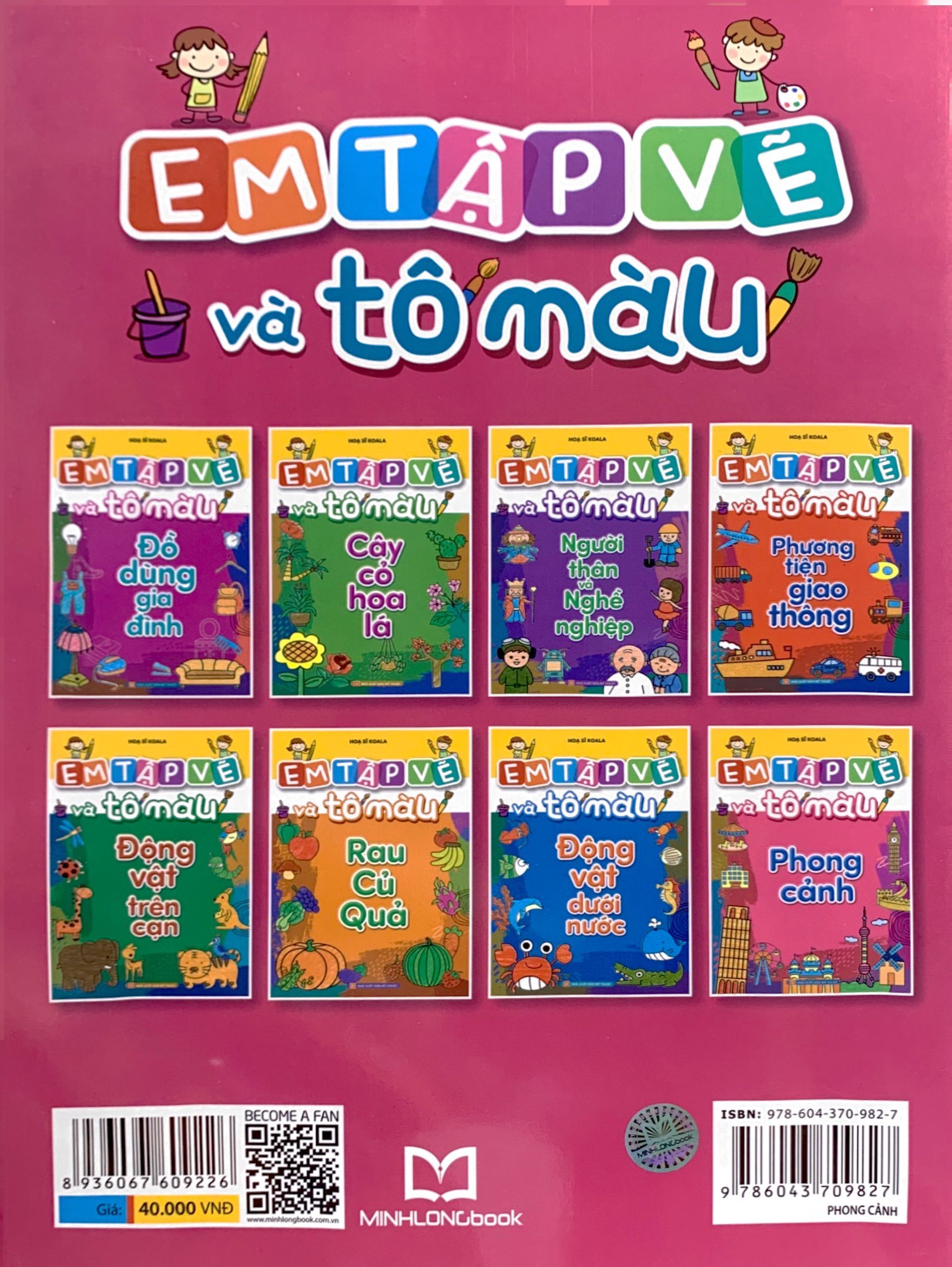 em tập vẽ và tô màu - phong cảnh - Ảnh 7