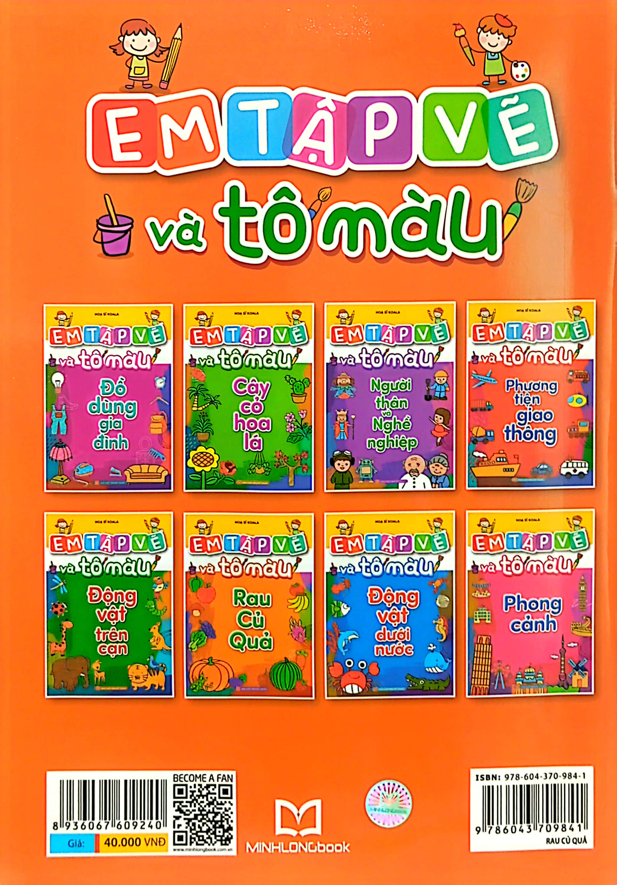 em tập vẽ và tô màu - rau củ quả - Ảnh 7