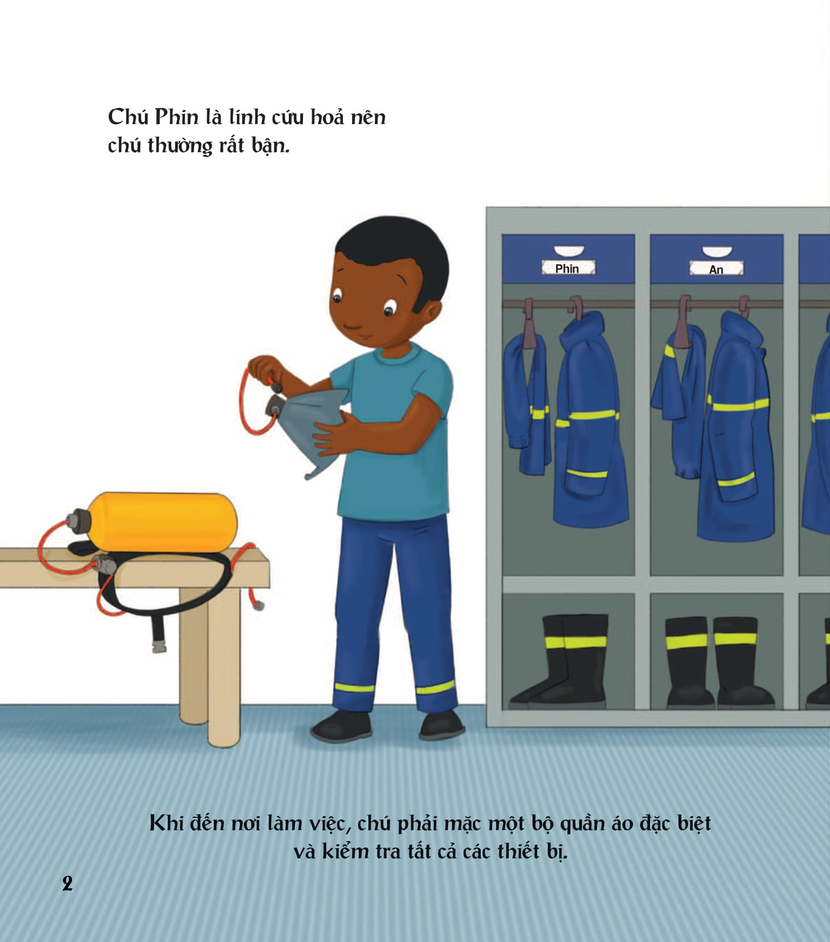 em thích nghề nào? - lính cứu hỏa - Ảnh 3