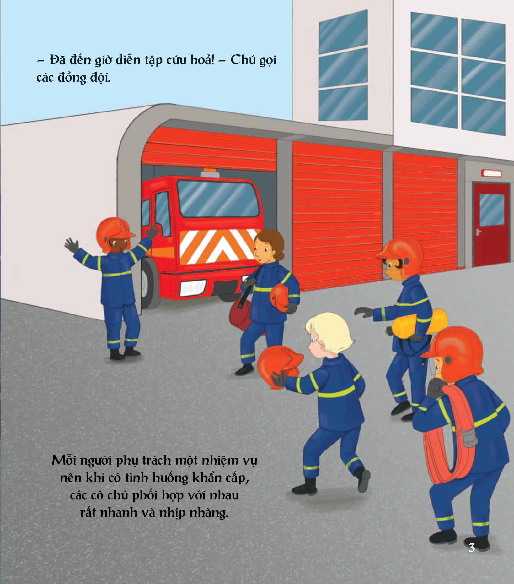 em thích nghề nào? - lính cứu hỏa - Ảnh 4