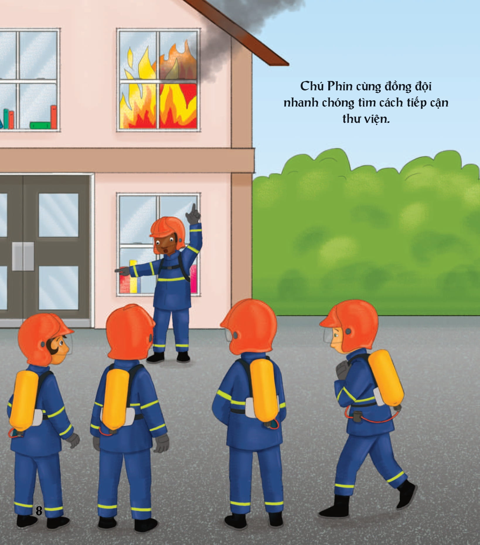 em thích nghề nào? - lính cứu hỏa - Ảnh 9