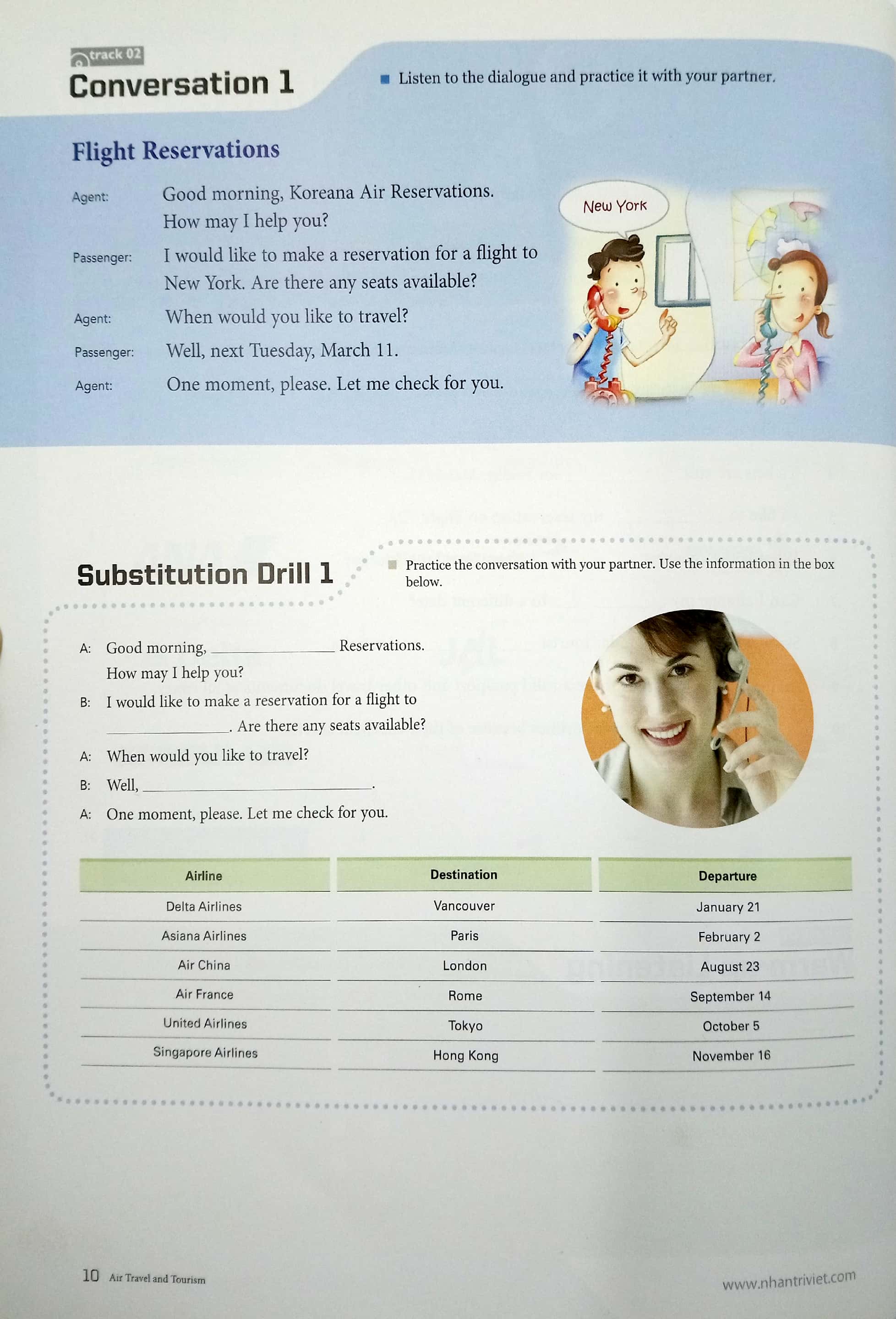 english communication for your career - air travel and tourism - Ảnh 5