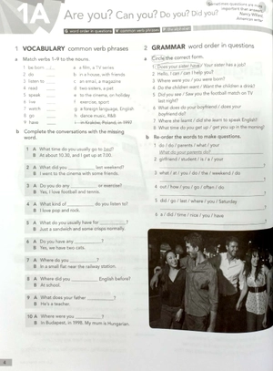 english file 4th edition: pre-intermediate: workbook with key - Ảnh 5