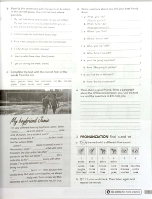 english file 4th edition: pre-intermediate: workbook with key - Ảnh 8