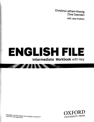 english file intermediate: workbook with key - Ảnh 3