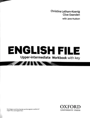 english file upper-intermediate: workbook with key 3rd edition - Ảnh 3