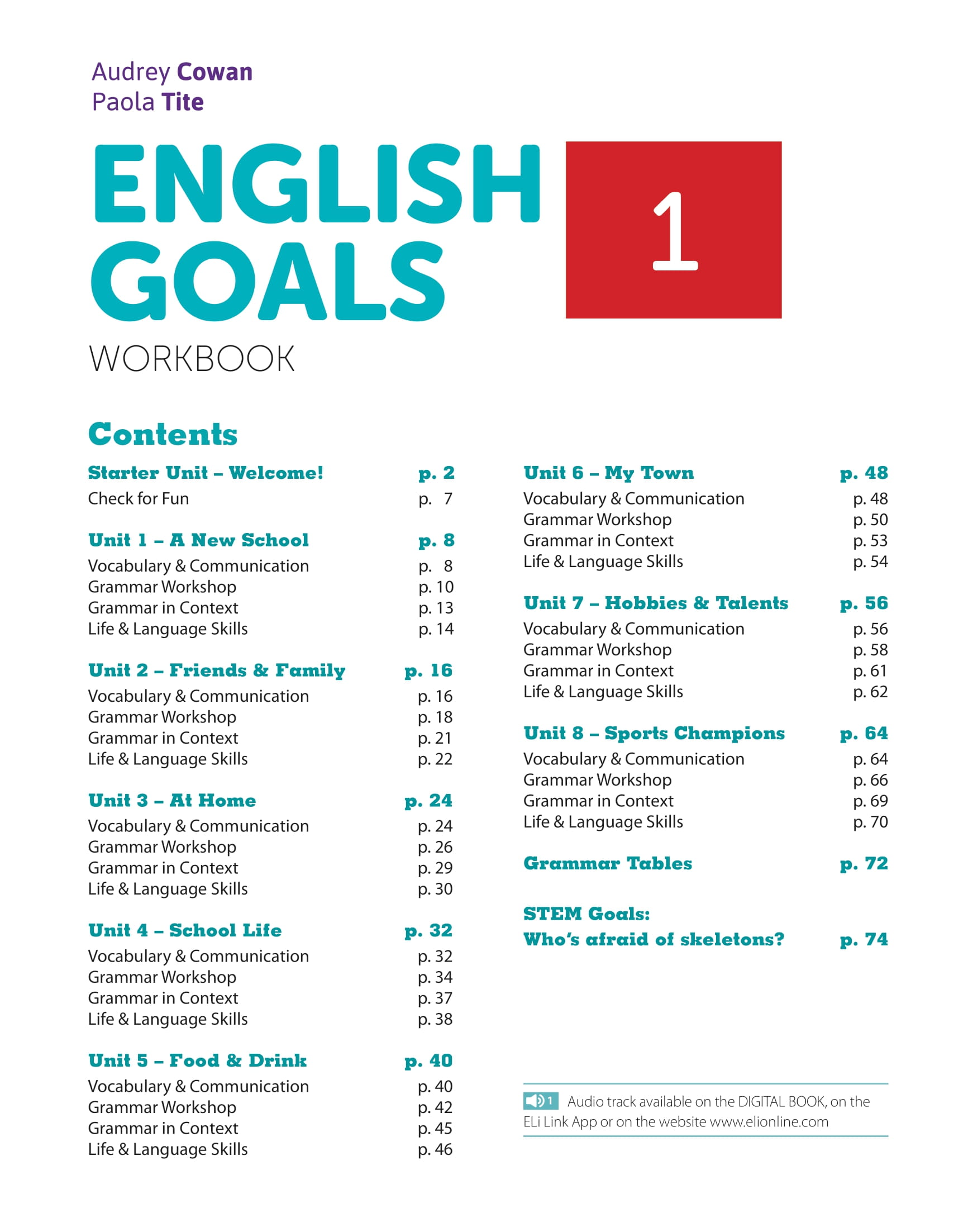 English Goals 1 - Level Pre-A1 - Workbook - Ảnh 3