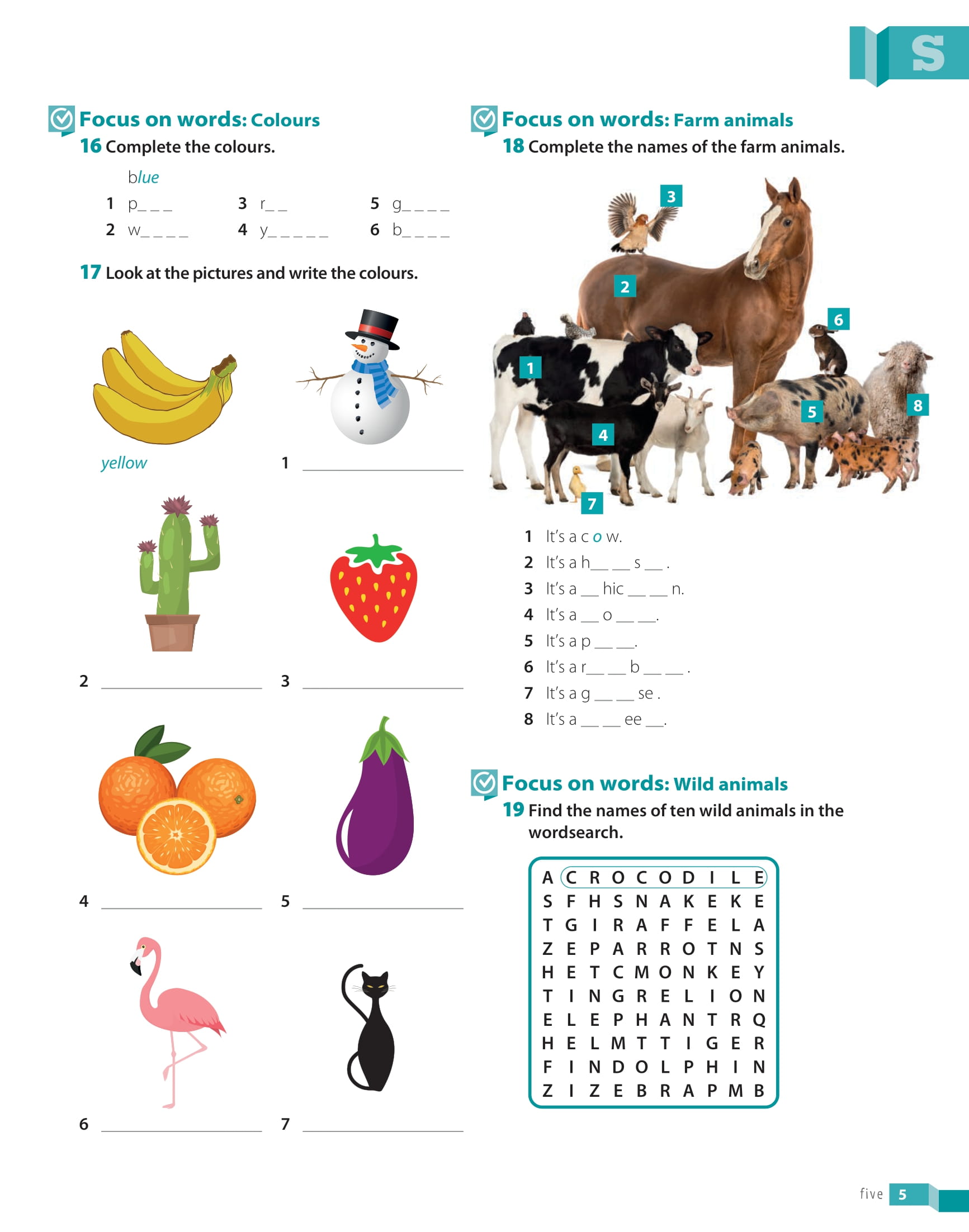 English Goals 1 - Level Pre-A1 - Workbook - Ảnh 7