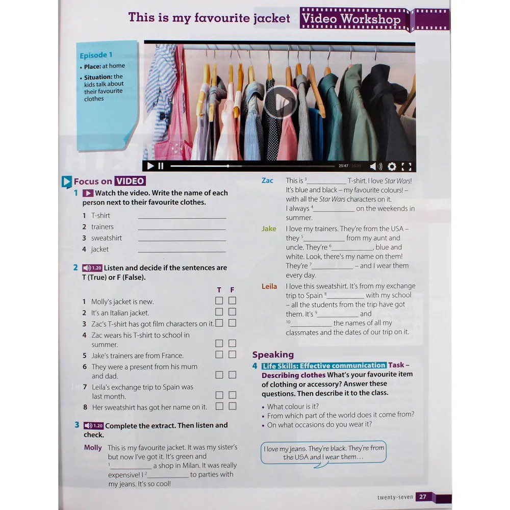 English Goals 2 - Level A1 - Student’s Book - Ảnh 5