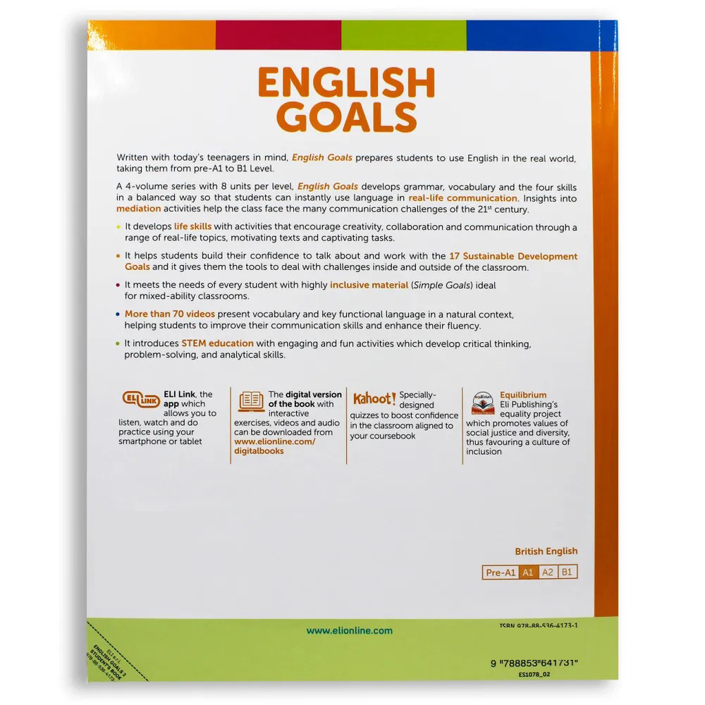 English Goals 2 - Level A1 - Student’s Book - Ảnh 8