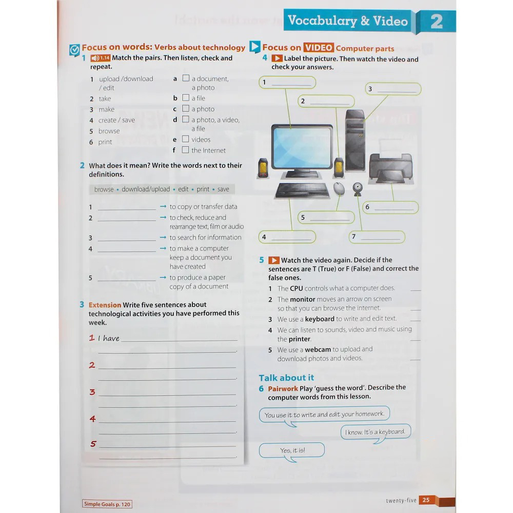 English Goals 3 - Level A2 - Student’s Book - Ảnh 6