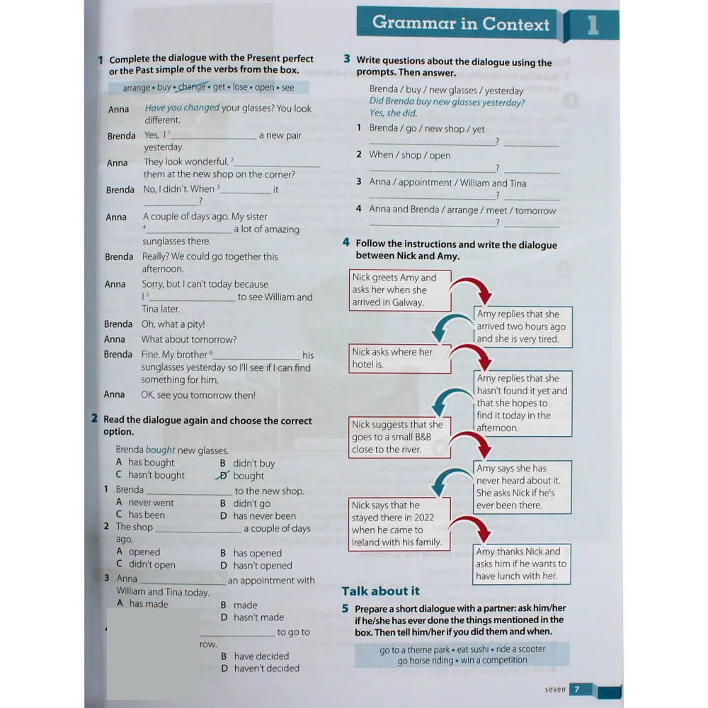 English Goals 3 - Level A2 - Workbook - Ảnh 7