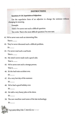 english grammar - ngữ pháp tiếng anh 7 (bài kiểm tra) - Ảnh 8