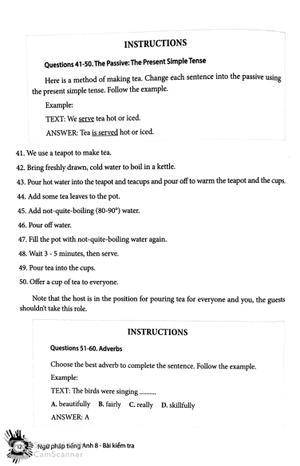 english grammar - ngữ pháp tiếng anh 8 (bài kiểm tra) - Ảnh 8