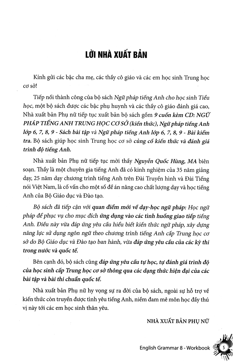 english grammar - ngữ pháp tiếng anh 8 (sách bài tập) - Ảnh 5